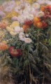 Grupo de crisantemos Jardín en Petit Gennevilliers Impresionistas Gustave Caillebotte Impresionismo Flores